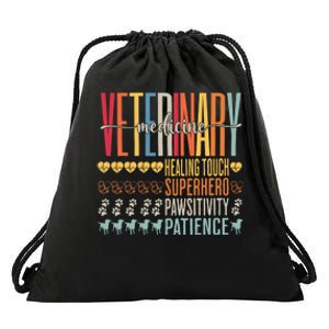 Vet Tech Gifts Veterinary Technician Gifts Appreciation Day Drawstring Bag