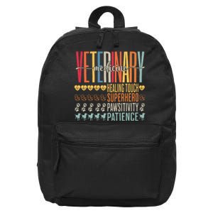 Vet Tech Gifts Veterinary Technician Gifts Appreciation Day 16 in Basic Backpack