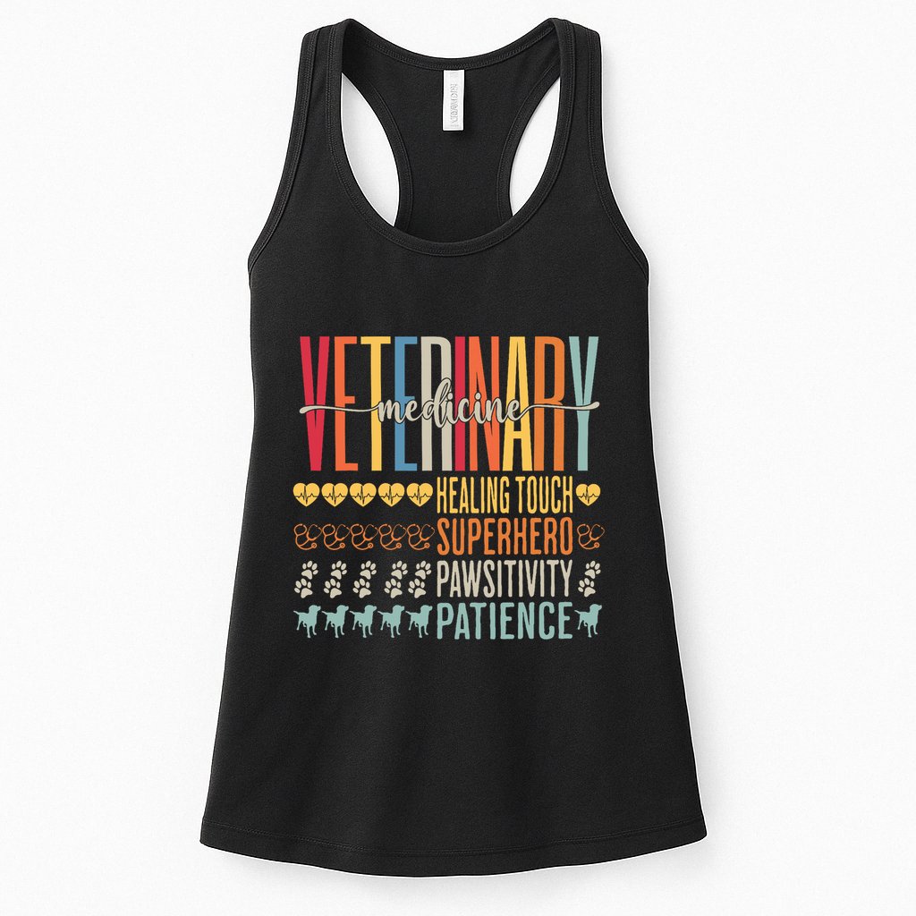 Vet Tech Gifts Veterinary Technician Gifts Appreciation Day Womens Tank Top