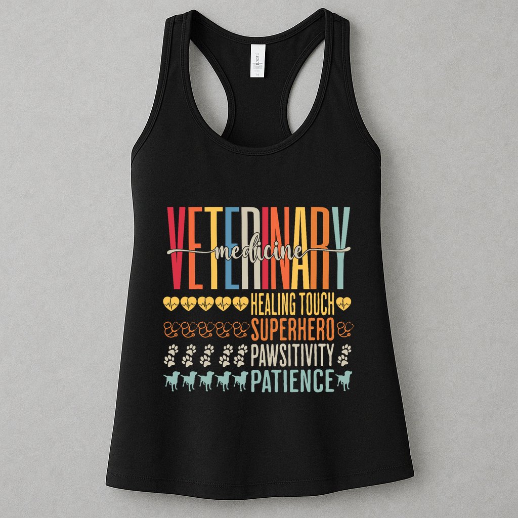 Vet Tech Gifts Veterinary Technician Gifts Appreciation Day Womens Tank Top