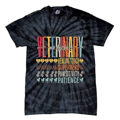 Vet Tech Gifts Veterinary Technician Gifts Appreciation Day Tie-Dye T-Shirt