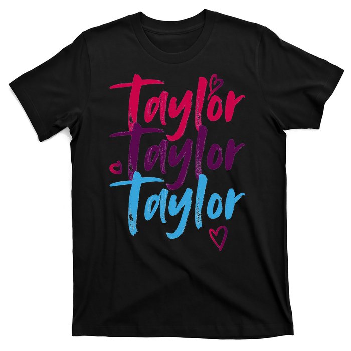 Vintage Taylor Groovy 80S Personalized Design T-Shirt