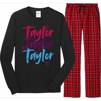 Vintage Taylor Groovy 80S Personalized Design Long Sleeve Pajama Set