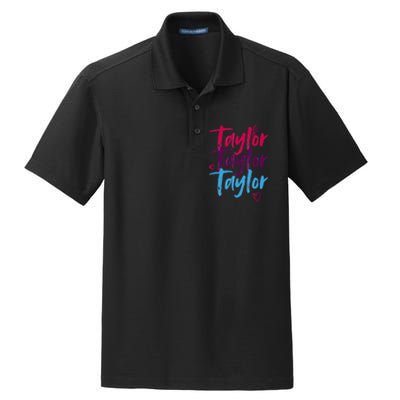 Vintage Taylor Groovy 80S Personalized Design Dry Zone Grid Polo