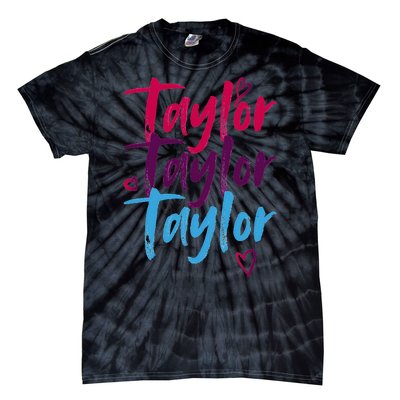 Vintage Taylor Groovy 80S Personalized Design Tie-Dye T-Shirt