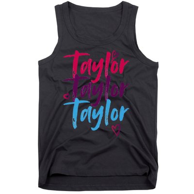 Vintage Taylor Groovy 80S Personalized Design Tank Top