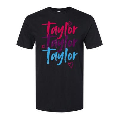 Vintage Taylor Groovy 80S Personalized Design Softstyle® CVC T-Shirt