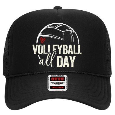 Volleyball Teen Girl Women Volleyball Graphic Volleyball Trucker Hat