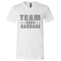 Vintage Team Garbage For Trump 2024 Elections 2024 V-Neck T-Shirt