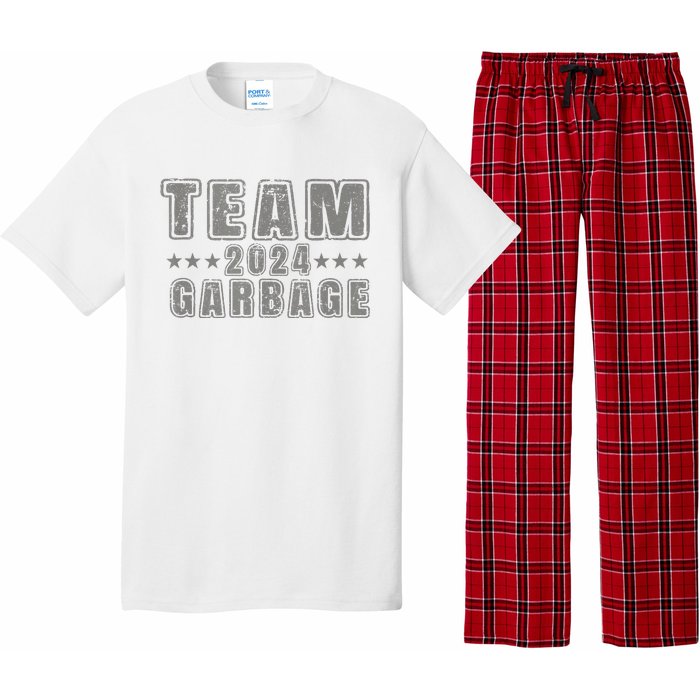 Vintage Team Garbage For Trump 2024 Elections 2024 Pajama Set