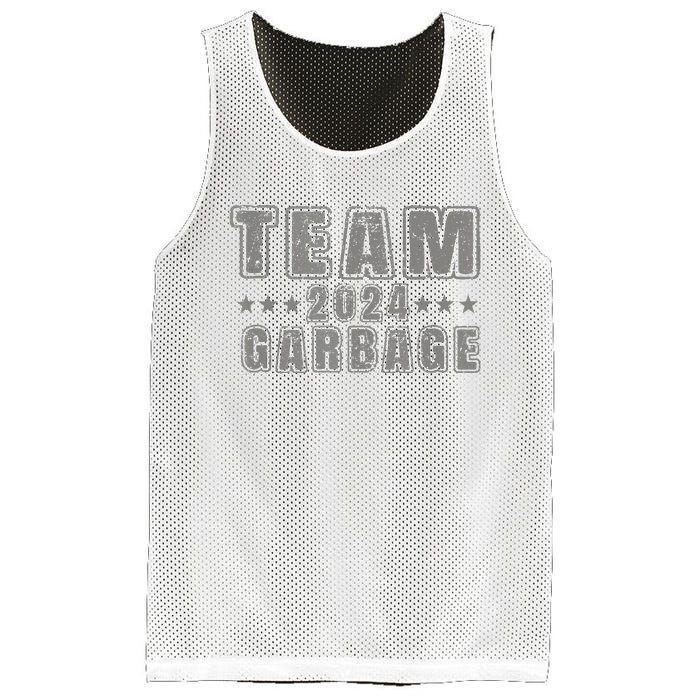 Vintage Team Garbage For Trump 2024 Elections 2024 Mesh Reversible Basketball Jersey Tank