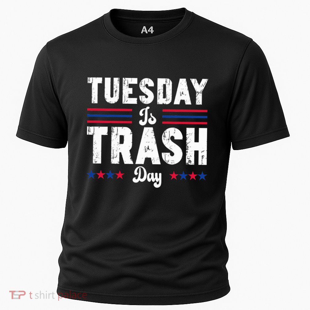 Vintage Trump Garbage Truck Trash Day Is Tuesday Garbage Man Performance Shirt