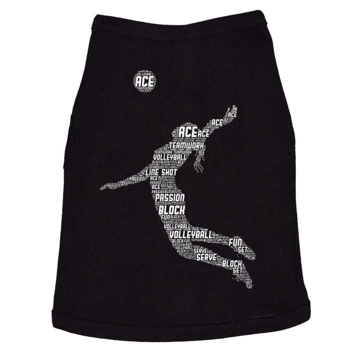 Volleyball Teen Girl Women Player Doggie Tank