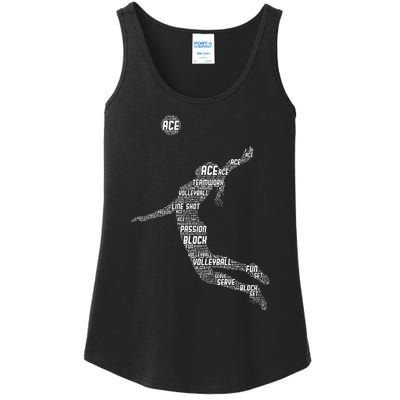 Volleyball Teen Girl Women Player Ladies Essential Tank