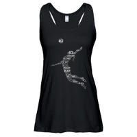 Volleyball Teen Girl Women Player Ladies Essential Flowy Tank