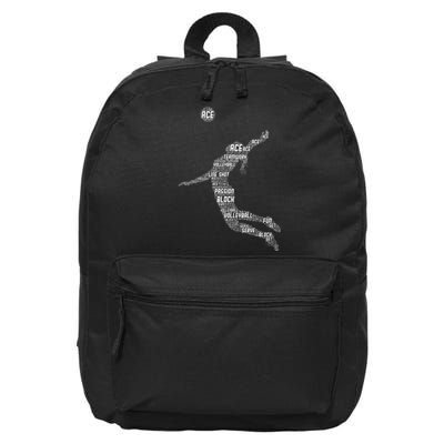 Volleyball Teen Girl Women Player 16 in Basic Backpack