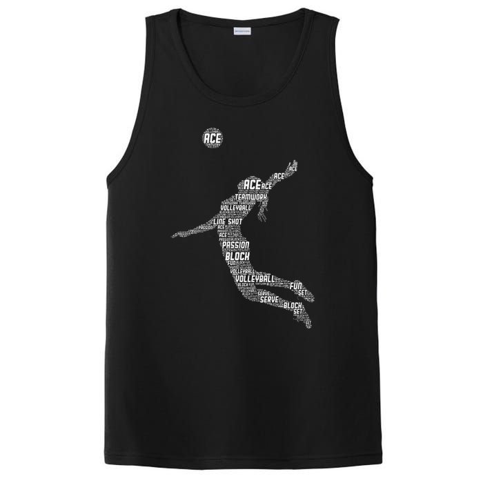 Volleyball Teen Girl Women Player PosiCharge Competitor Tank