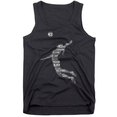 Volleyball Teen Girl Women Player Tank Top