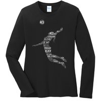 Volleyball Teen Girl Women Player Ladies Long Sleeve Shirt