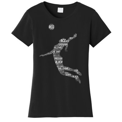 Volleyball Teen Girl Women Player Women's T-Shirt