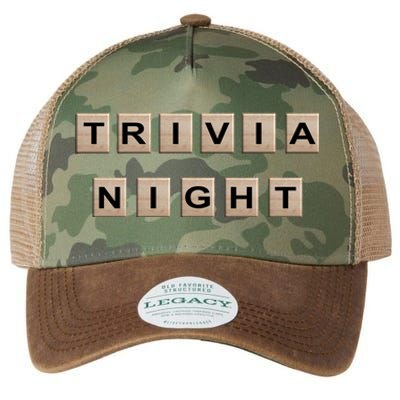 Vintage Trivia Game Night Quiz Games Trivia Lover Gift Legacy Tie Dye Trucker Hat