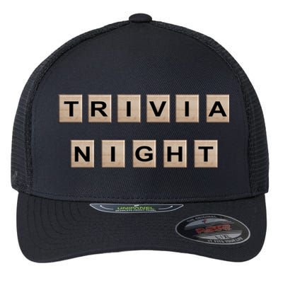 Vintage Trivia Game Night Quiz Games Trivia Lover Gift Flexfit Unipanel Trucker Cap