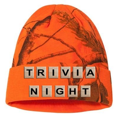 Vintage Trivia Game Night Quiz Games Trivia Lover Gift Kati Licensed 12" Camo Beanie