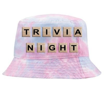 Vintage Trivia Game Night Quiz Games Trivia Lover Gift Tie-Dyed Bucket Hat