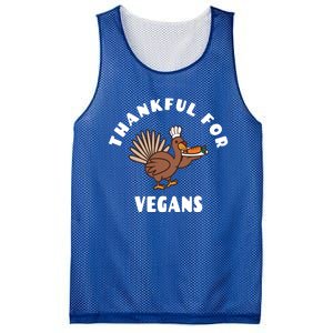 Vegan Thanksgiving Great Gift Turkey Chef Thankful For Vegans Gift Mesh Reversible Basketball Jersey Tank