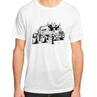 Vintage Trump Garbage Truck Waste Management 47th President Adult ChromaSoft Performance T-Shirt