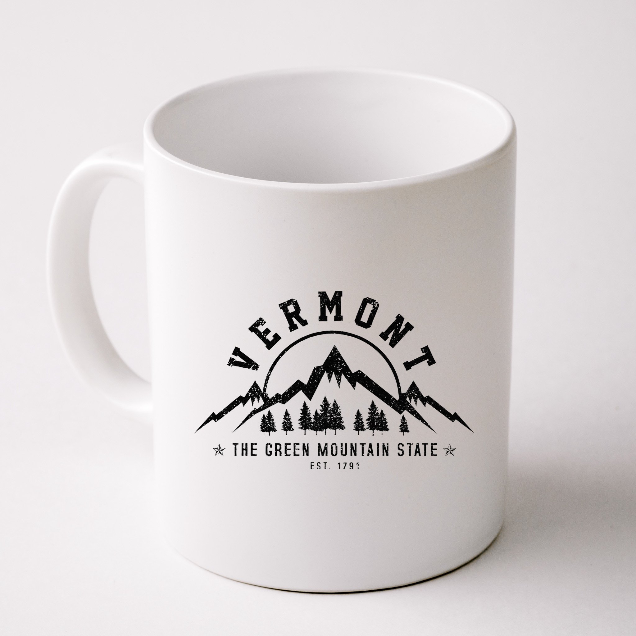 Vermont The Green Mountain State Est. 1791 Vintage Gift Mug