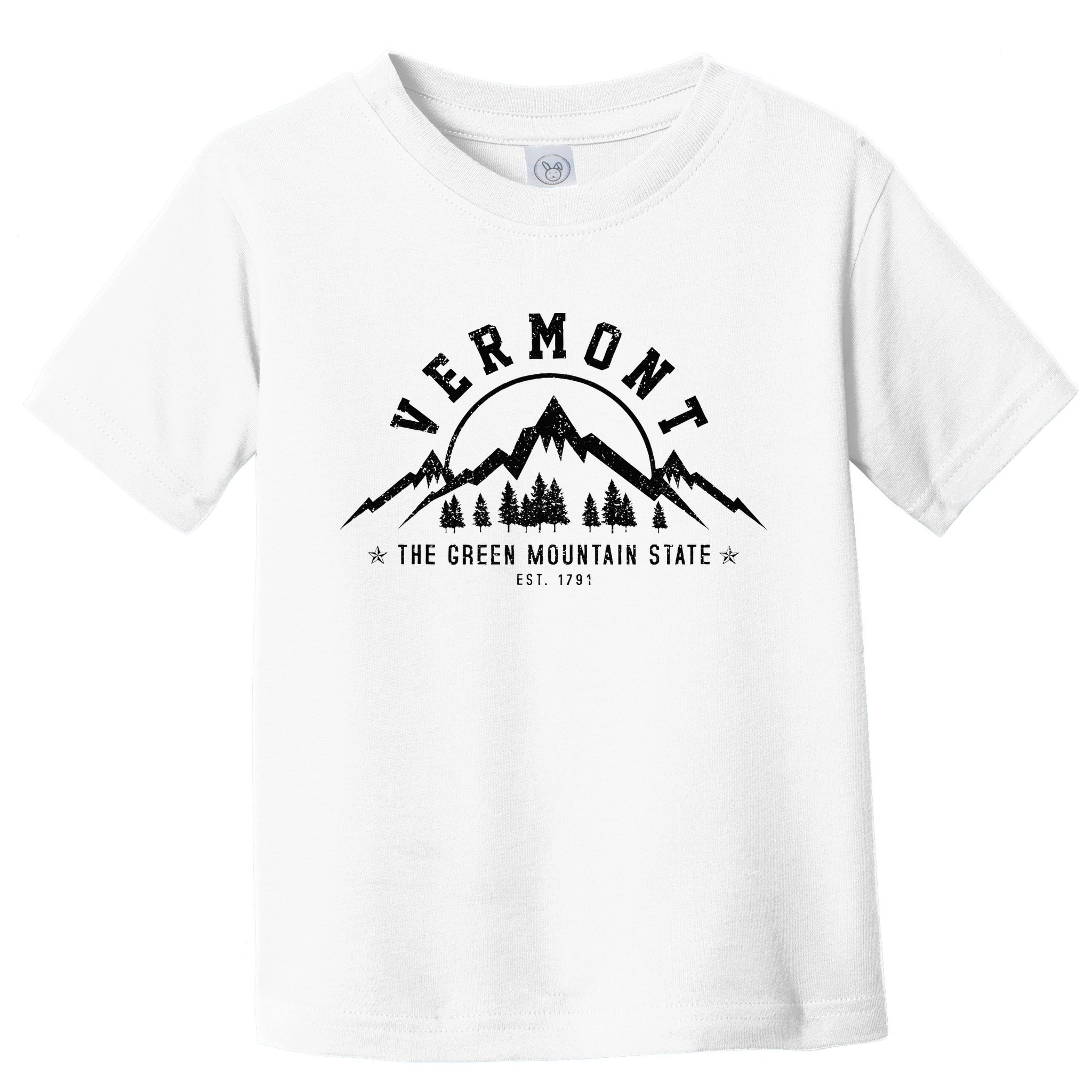 Vermont The Green Mountain State Est. 1791 Vintage Gift Toddler T-Shirt
