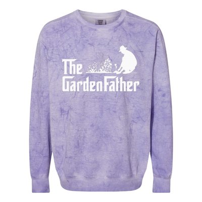 Vintage The Gardenfather Best Gardening Father Gifts Colorblast Crewneck Sweatshirt