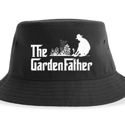 Vintage The Gardenfather Best Gardening Father Gifts Sustainable Bucket Hat