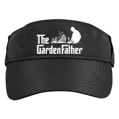 Vintage The Gardenfather Best Gardening Father Gifts Adult Drive Performance Visor