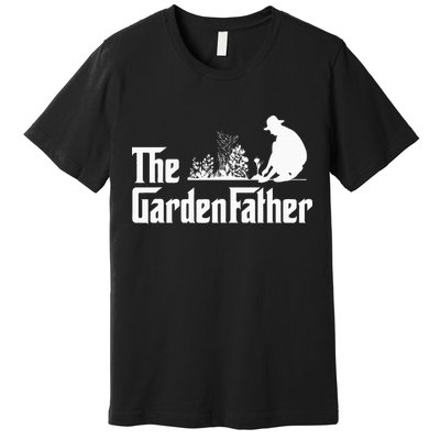Vintage The Gardenfather Best Gardening Father Gifts Premium T-Shirt