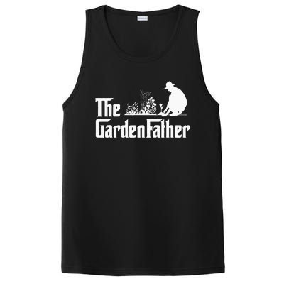 Vintage The Gardenfather Best Gardening Father Gifts PosiCharge Competitor Tank