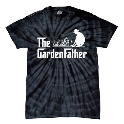 Vintage The Gardenfather Best Gardening Father Gifts Tie-Dye T-Shirt