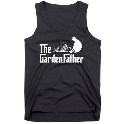 Vintage The Gardenfather Best Gardening Father Gifts Tank Top