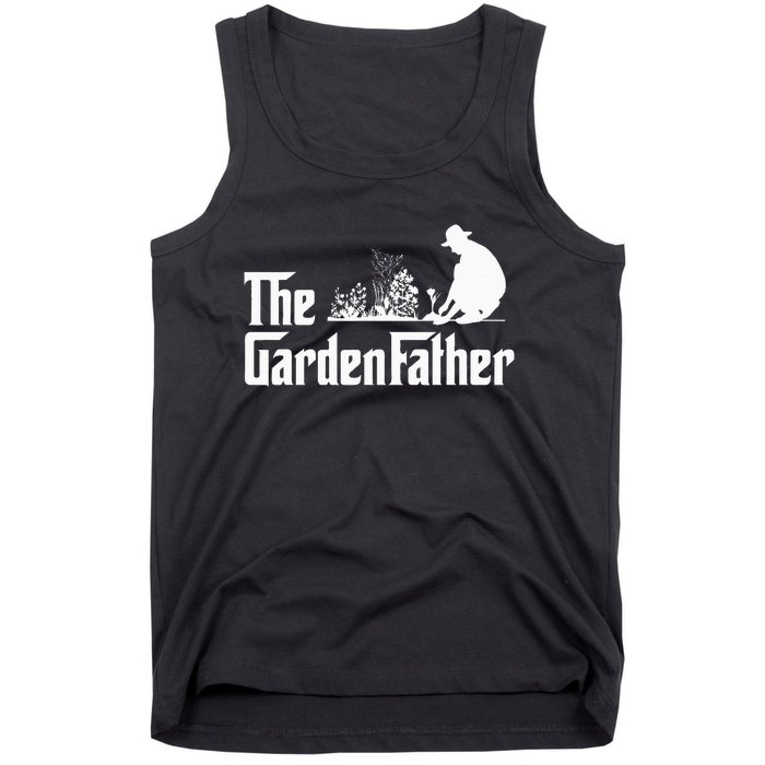 Vintage The Gardenfather Best Gardening Father Gifts Tank Top