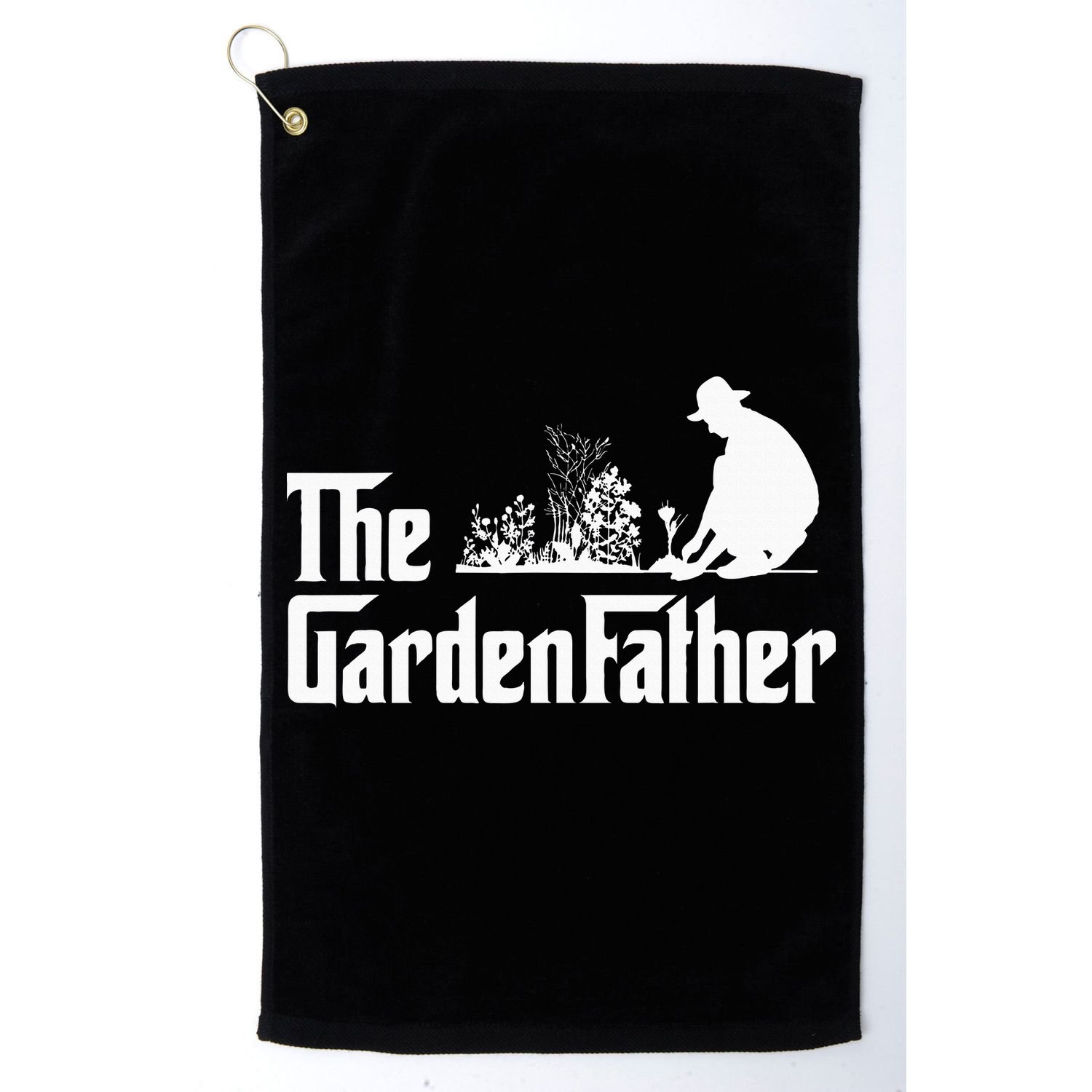 Vintage The Gardenfather Best Gardening Father Gifts Golf Towel