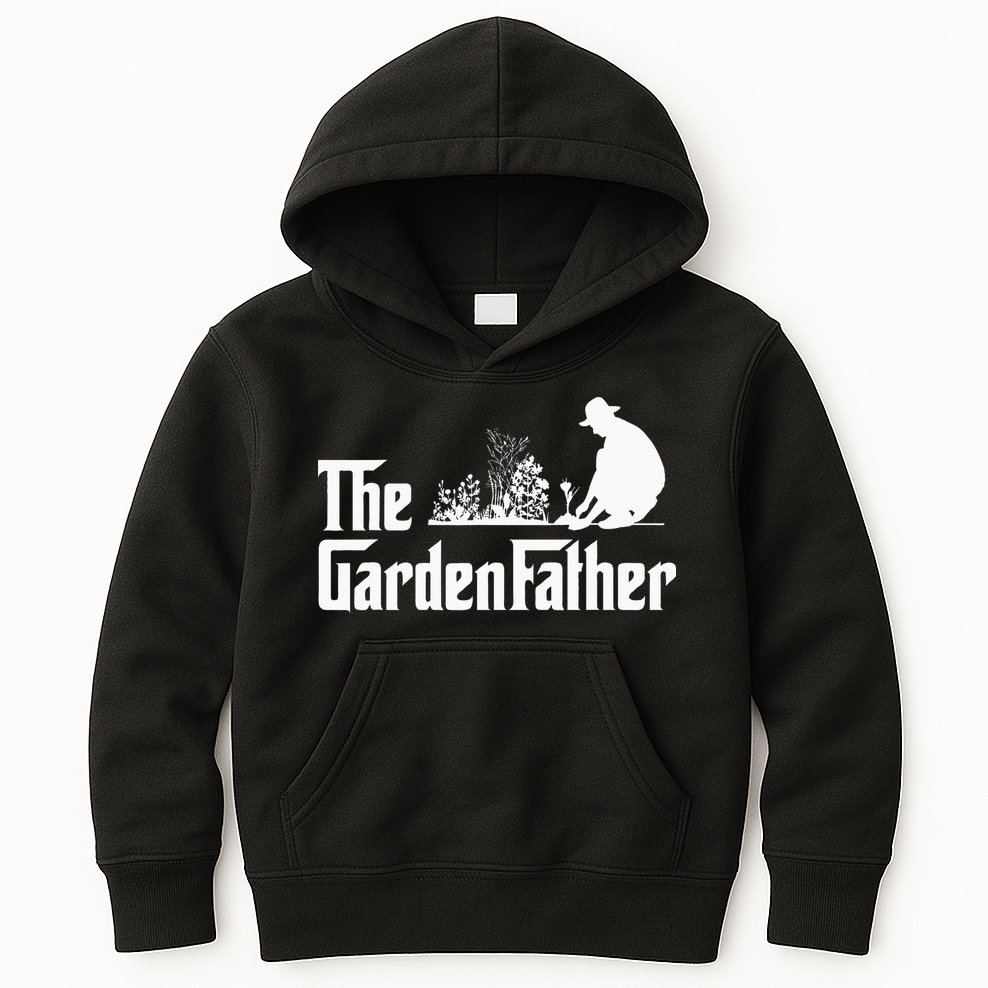 Vintage The Gardenfather Best Gardening Father Gifts Kids Hoodie