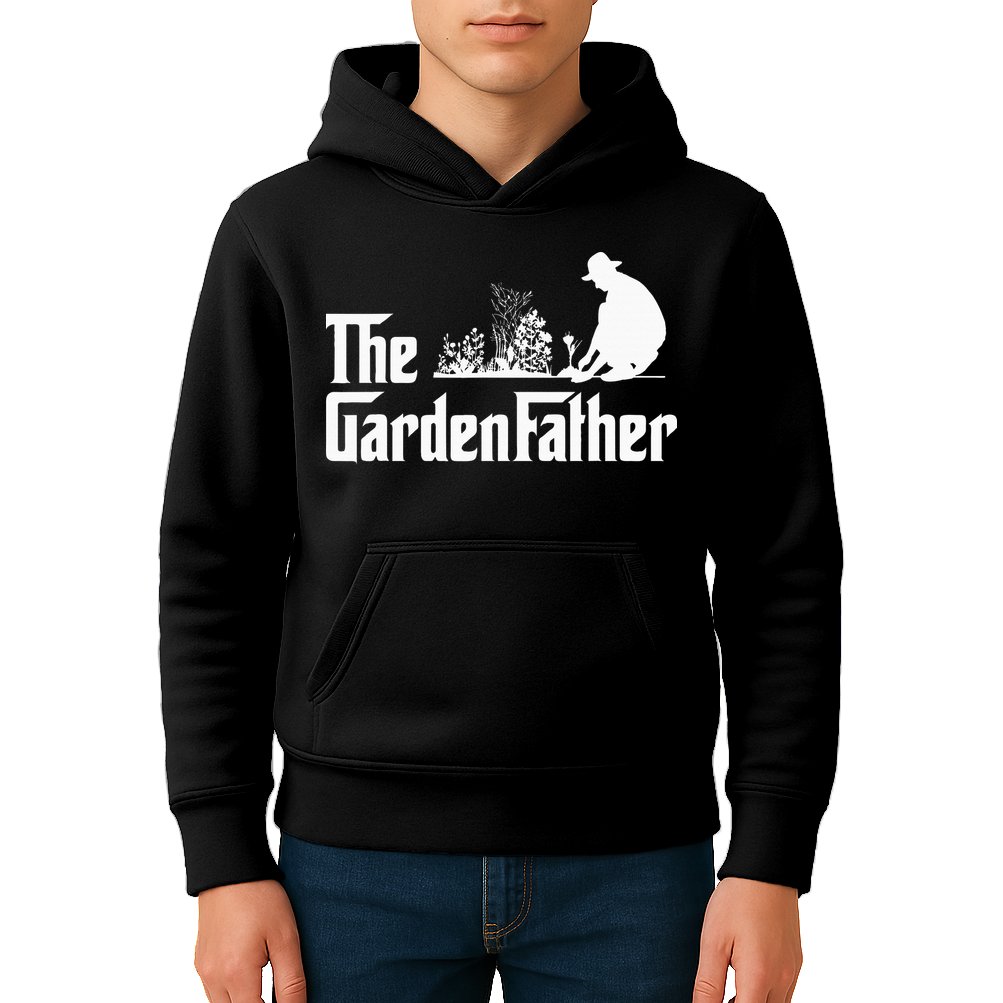 Vintage The Gardenfather Best Gardening Father Gifts Kids Hoodie