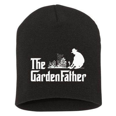 Vintage The Gardenfather Best Gardening Father Gifts Short Acrylic Beanie