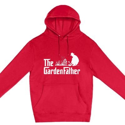 Vintage The Gardenfather Best Gardening Father Gifts Premium Pullover Hoodie