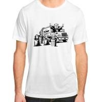 Vintage Trump Garbage Truck Waste Management 47th President Adult ChromaSoft Performance T-Shirt