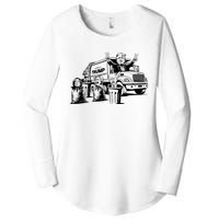 Vintage Trump Garbage Truck Waste Management 47th President Women's Perfect Tri Tunic Long Sleeve Shirt