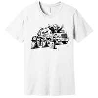 Vintage Trump Garbage Truck Waste Management 47th President Premium T-Shirt