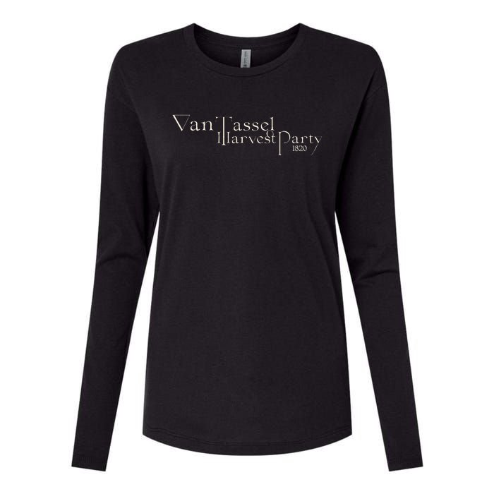 Van Tassel Harvest Party The Legend Of Sleepy Hollow Womens Cotton Relaxed Long Sleeve T-Shirt