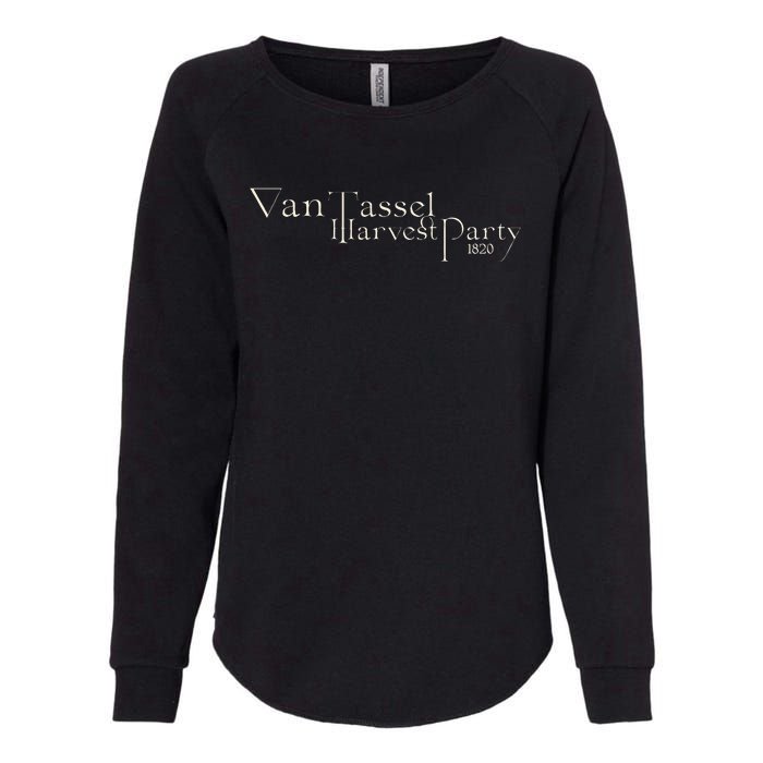 Van Tassel Harvest Party The Legend Of Sleepy Hollow Womens California Wash Sweatshirt